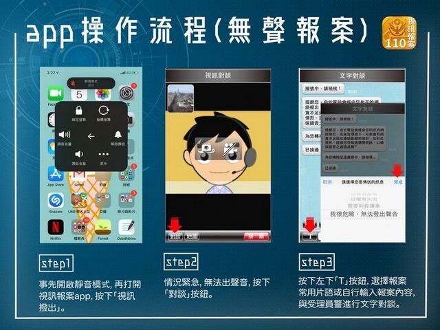 守護校安　中山大學與高市警共推「視訊報案APP」(另開新視窗/jpg檔)圖片